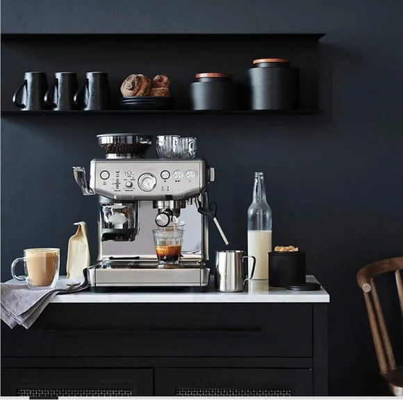 Breville Silver Espresso Machine with Milk Frother